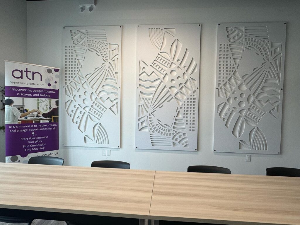 Hanging acoustic panels