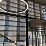 Mechoshade RTS motorized angled shades