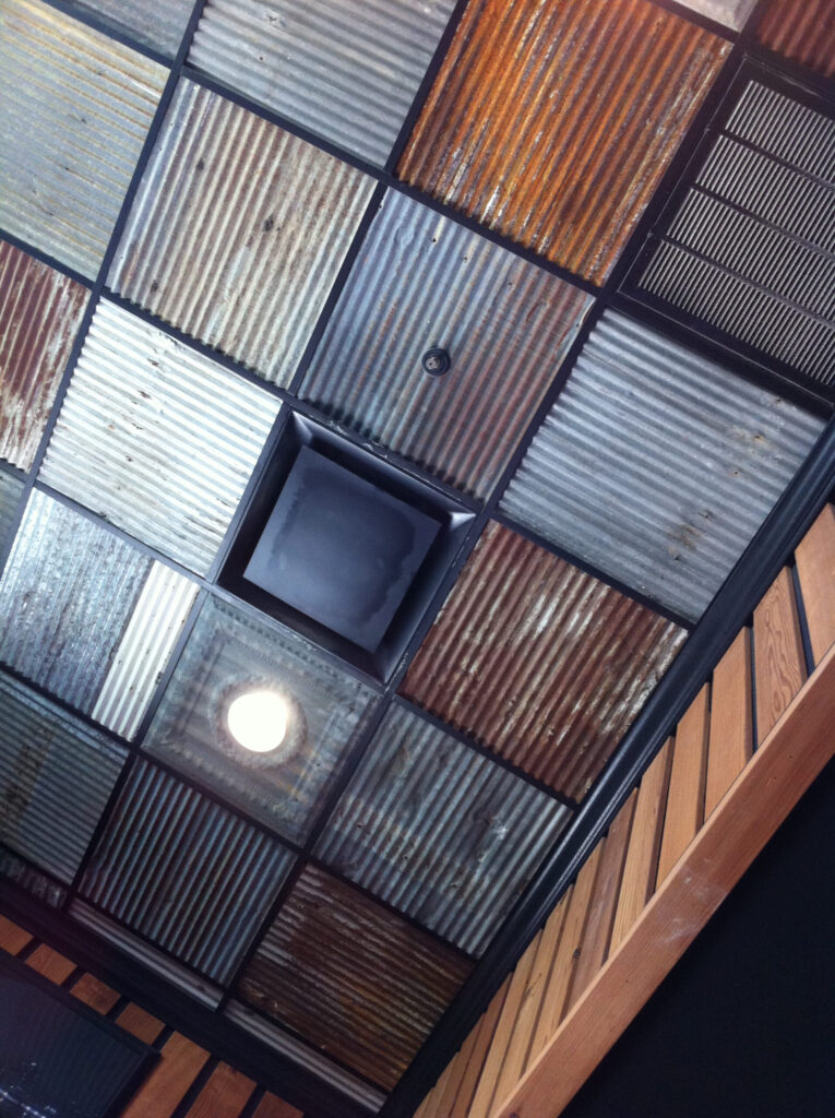 Rustic Tin ceiling tiles